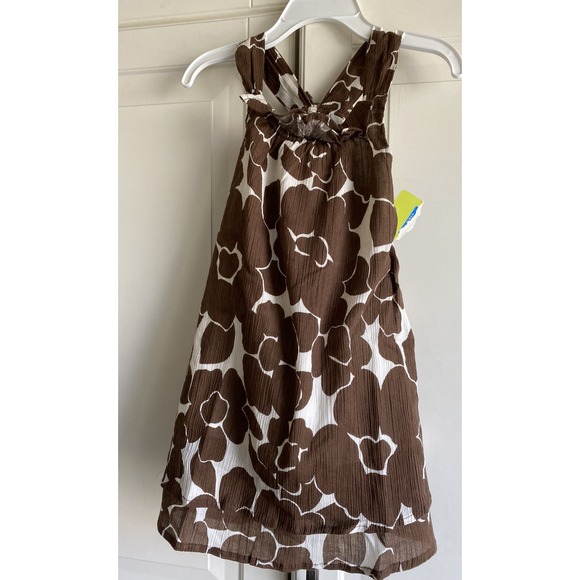 OshKosh B’gosh Other - Osh Kosh 24 Month Baby Girl Brown Floral Sundress NEW